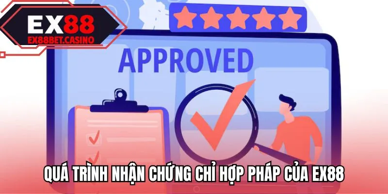 Quá trình nhận chứng chỉ hợp pháp của EX88